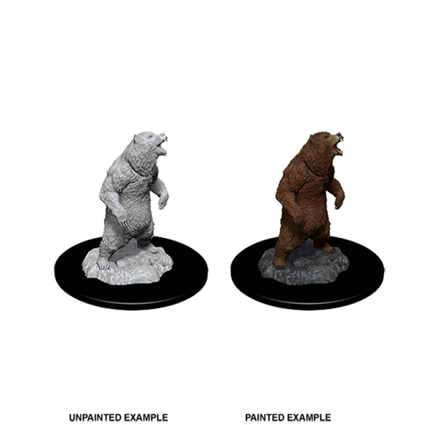 Wizkids Deep Cuts Miniatures: Unpainted Minis- Wave 7- Grizzly