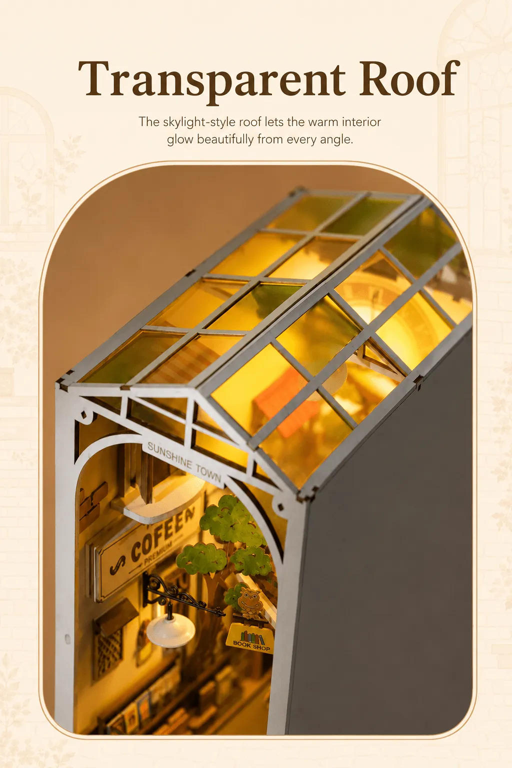 Rolife DIY Book Nook Kit - Sunshine Town