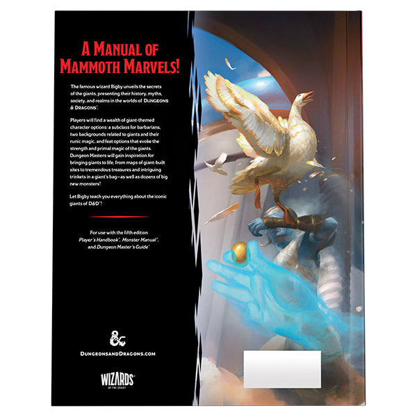 D&D, 5e: Glory of Giants