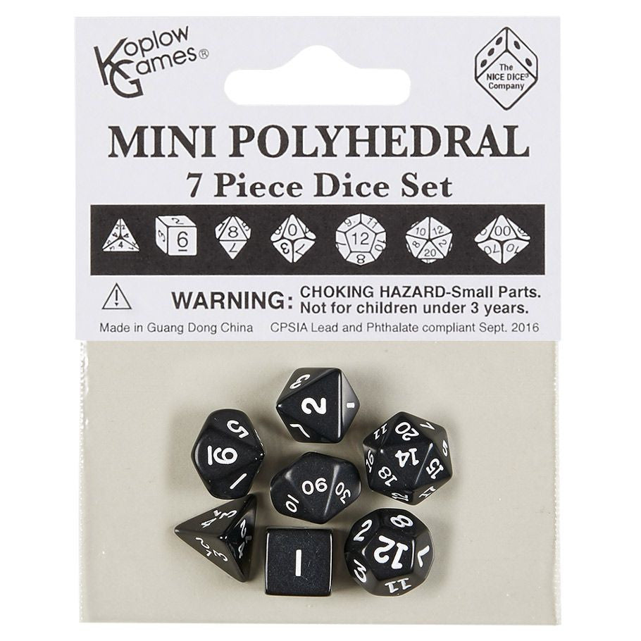 7-Set Bag Mini Opaque Black with White